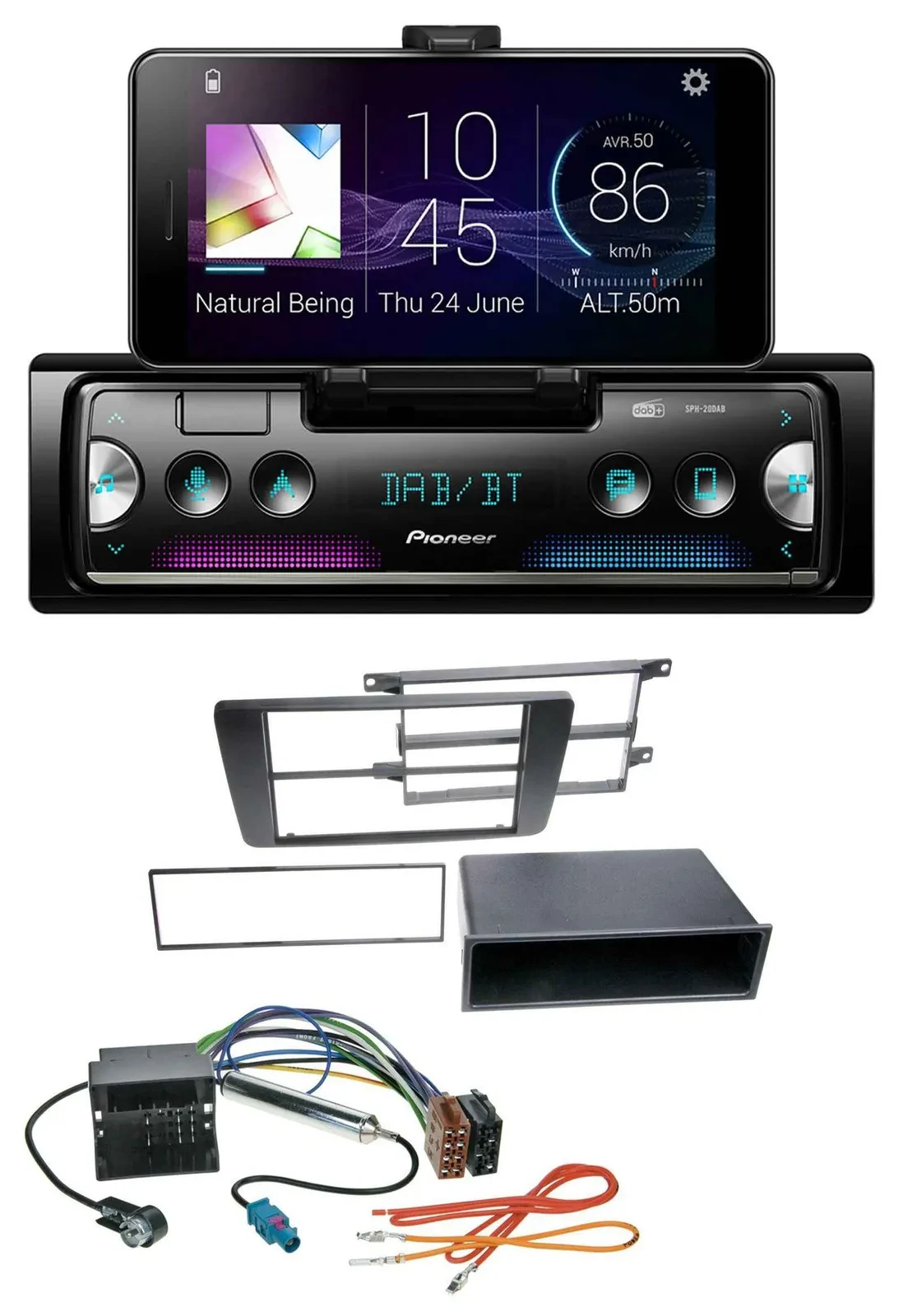 Pioneer USB MP3 Bluetooth DAB Autoradio für Skoda Octavia II 2004-2013 Yeti ab 2