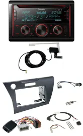 Pioneer 2DIN Lenkrad DAB USB CD Bluetooth Autoradio für Honda CR-Z 2010-2013