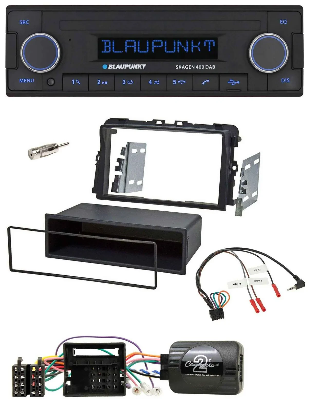 Blaupunkt DAB USB Bluetooth Lenkrad Autoradio für Opel Vivaro Combi Kasten 2011-