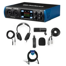 PreSonus Studio 24c 2x2 Portable Ultra-High Definition USB Type-C Audio/MIDI Int