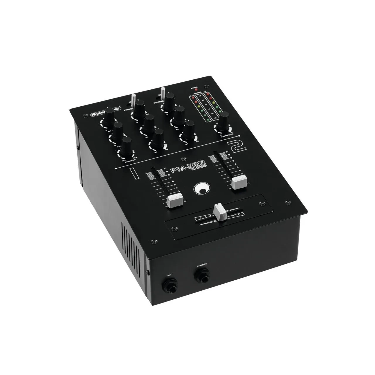OMNITRONIC PM-222 2-Kanal DJ-Mixer