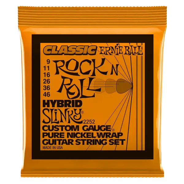 Струны для электрогитары Ernie Ball 2252 Rock n Roll Hybrid Slinky 9-46