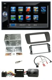 Blaupunkt SD USB TMC Bluetooth 2DIN Lenkrad Navigation für Seat Ibiza ab 08 tuam