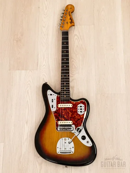 Электрогитара Fender Jaguar SS Sunburst w/case USA 1964