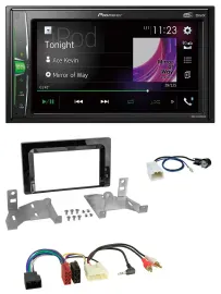 Pioneer 2DIN MP3 DAB USB Bluetooth Autoradio für Toyota Aygo AB7 ab 2022 klavier