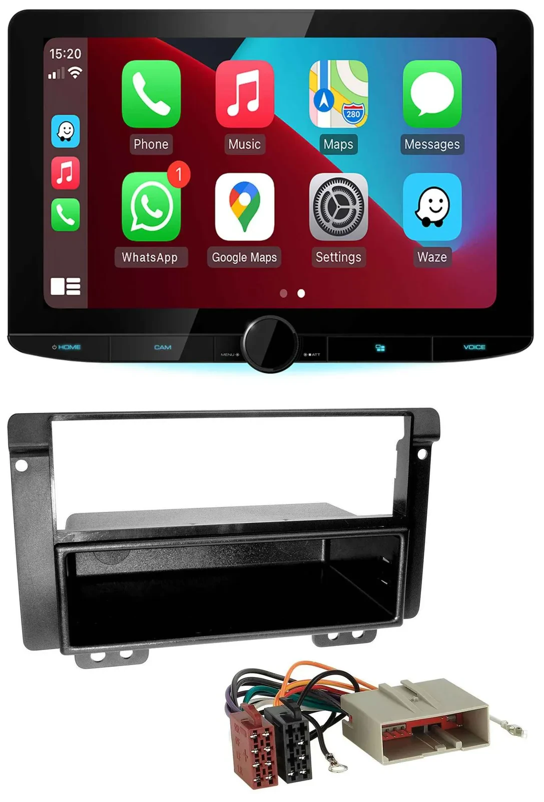 Kenwood MP3 USB DAB Bluetooth Autoradio für Landrover Freelander 2004-2007