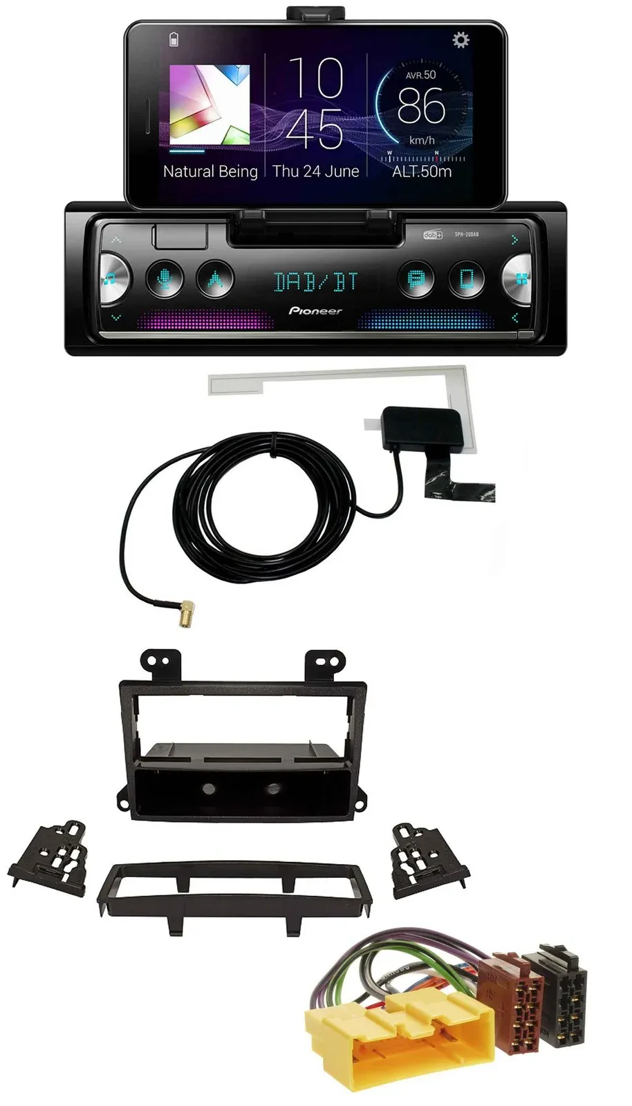 Pioneer DAB Bluetooth MP3 USB Autoradio für Mazda MPV (2000-2006)