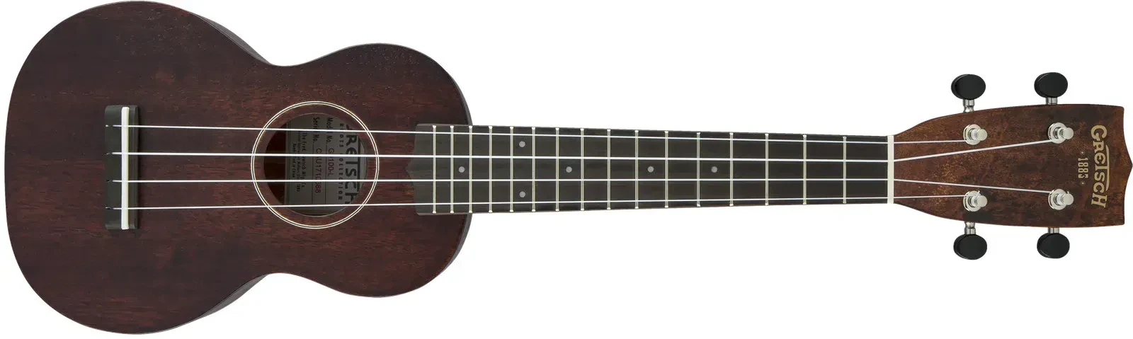 Gretsch G9100-L Long Neck Soprano Mahogany Ukulele with Gig Bag - Demo