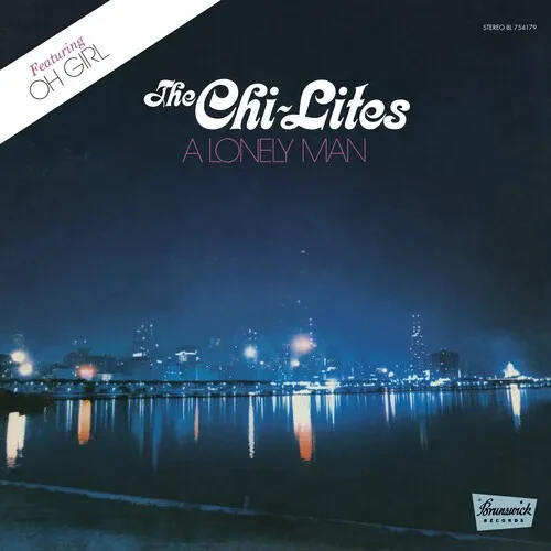 Виниловая пластинка The Chi-Lites - A Lonely Man (Transparent Blue) [New Vinyl LP] Blue, Colored Vin