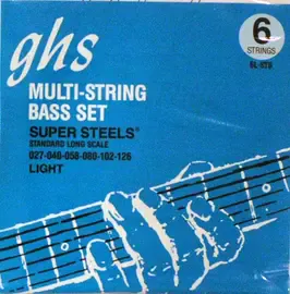 Струны для бас-гитары GHS 6L-STB 27-126
