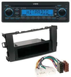 VDO AUX MP3 1DIN CD USB Autoradio für Toyota Auris (ab 2007)