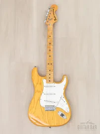 Электрогитара Fender Stratocaster SSS Natural w/case USA 1973