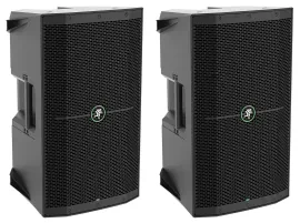 (2) Mackie Thump210XT 10" Powered DJ PA Speakers w/Bluetooth/Feedback Eliminator