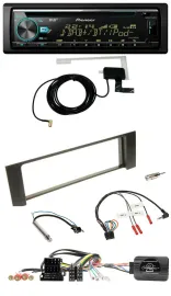 Автомагнитола Pioneer для Audi A4 (2000–2009) CD/USB/DAB, поддержка кнопок на руле, ISO Fakra