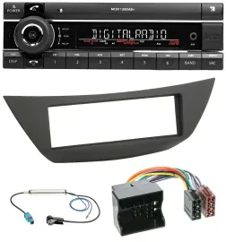 Kienzle Bluetooth MP3 USB DAB Autoradio für Renault Laguna 3 (ab 2008)