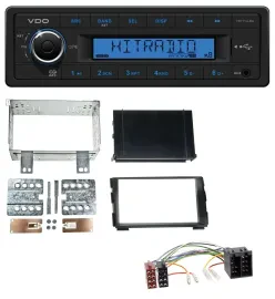 VDO AUX 1DIN MP3 USB Autoradio für Kia Ceed 09-12 proCeed 11-13