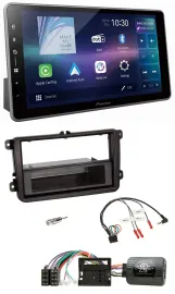 Pioneer Bluetooth USB DAB Lenkrad Autoradio für Skoda Fabia 5J 2007-2014