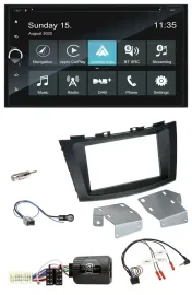 Blaupunkt 2DIN Lenkrad TMC Bluetooth USB DAB Navigation für Suzuki Swift ab 2011