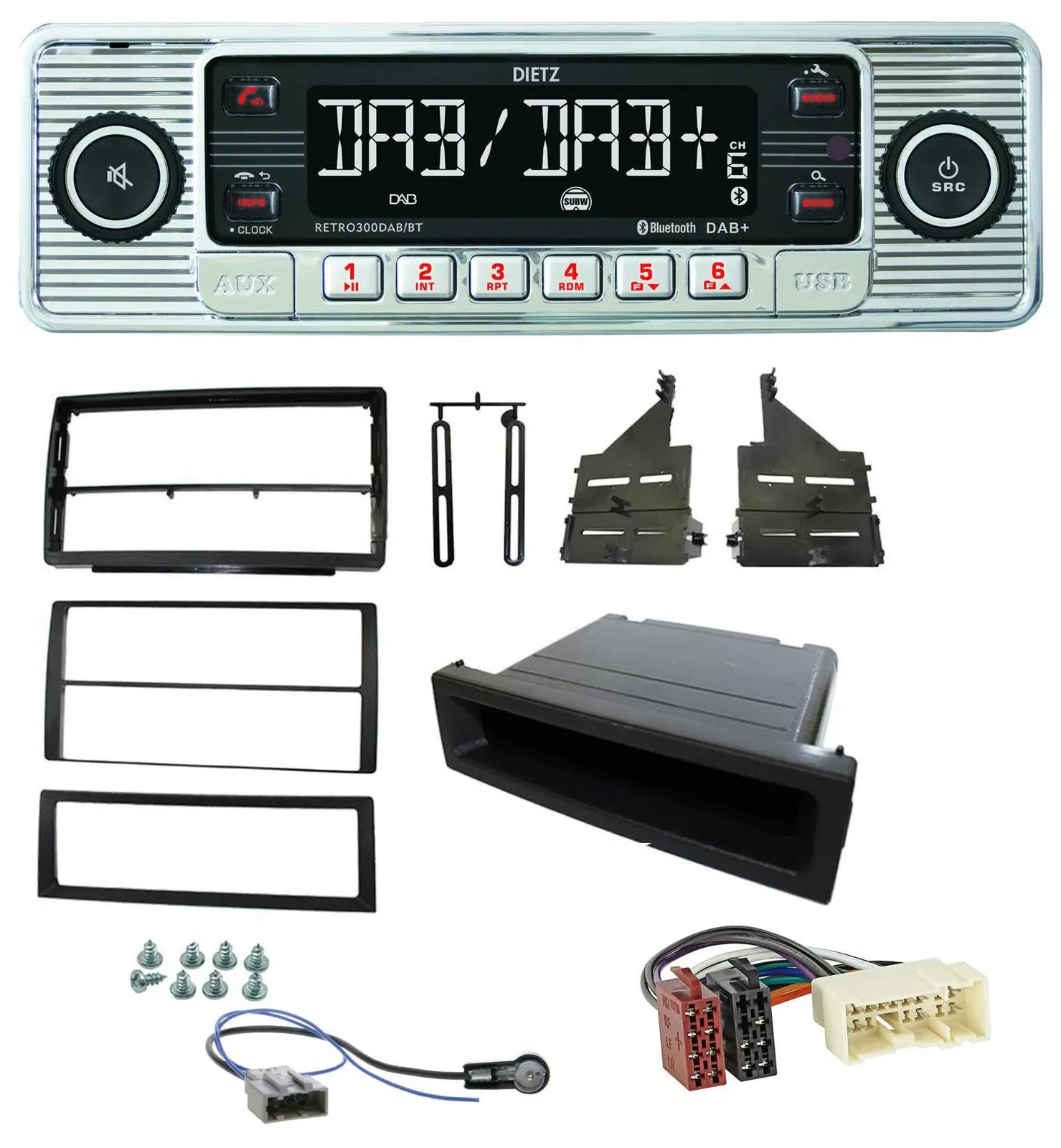 Dietz Bluetooth MP3 DAB USB Autoradio für Nissan Altima (L31, 2005-2006)