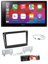 Pioneer DAB USB MP3 Bluetooth 2DIN Autoradio für Fiat Doblo ab 2015 piano schwar