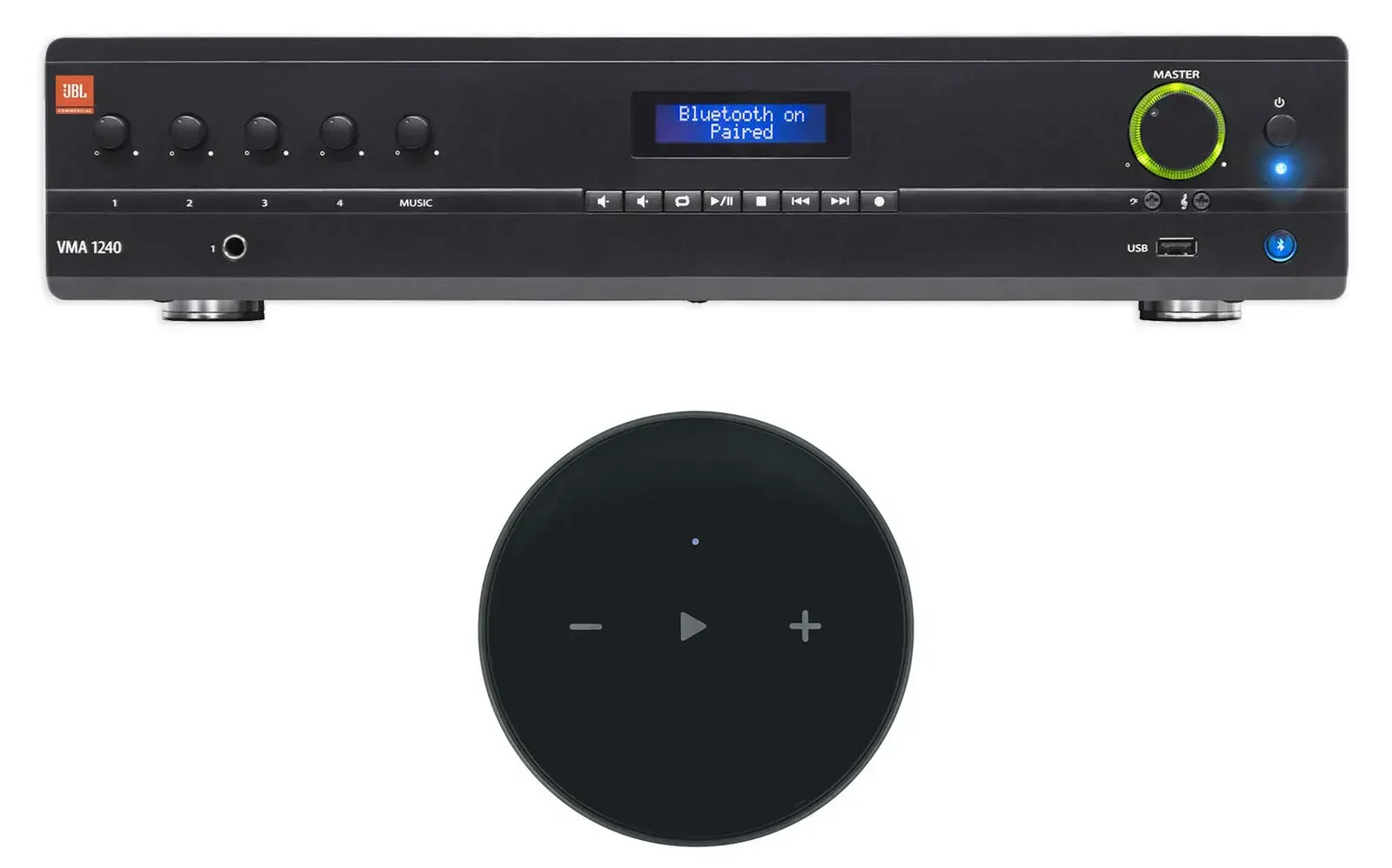 JBL VMA1240 Commercial 70v Bluetooth Mixer/Amplifier+Wifi Streaming Receiver