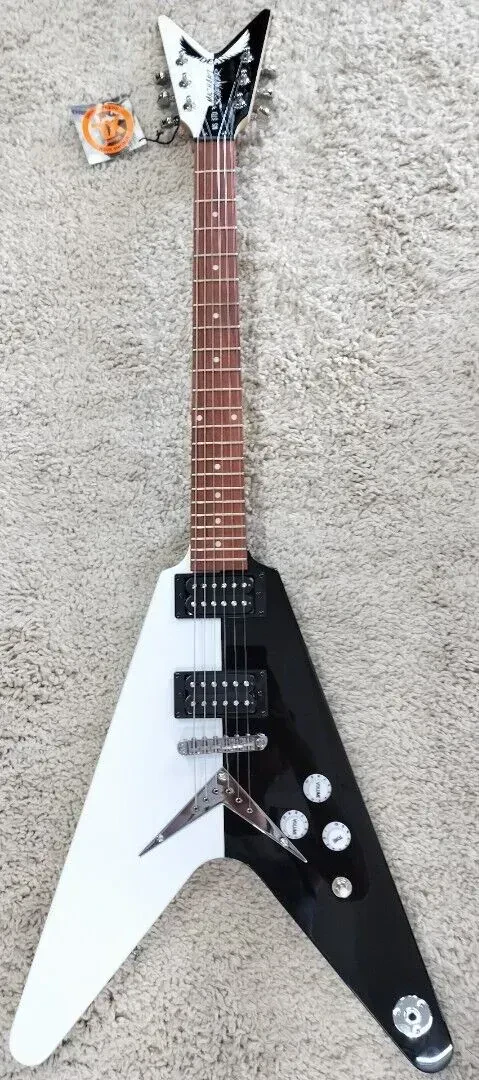 Электрогитара Dean Guitars MS STD Michael Schenker Signature Black White