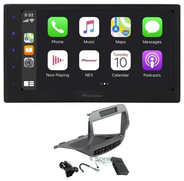 2010-2015 Chevy Camaro Pioneer Double DIN Bluetooth Car Stereo Upgrade | 1770nex