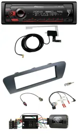 Pioneer DAB USB Lenkrad Bluetooth Autoradio für Renault Grand Scenic Scenic ab 2