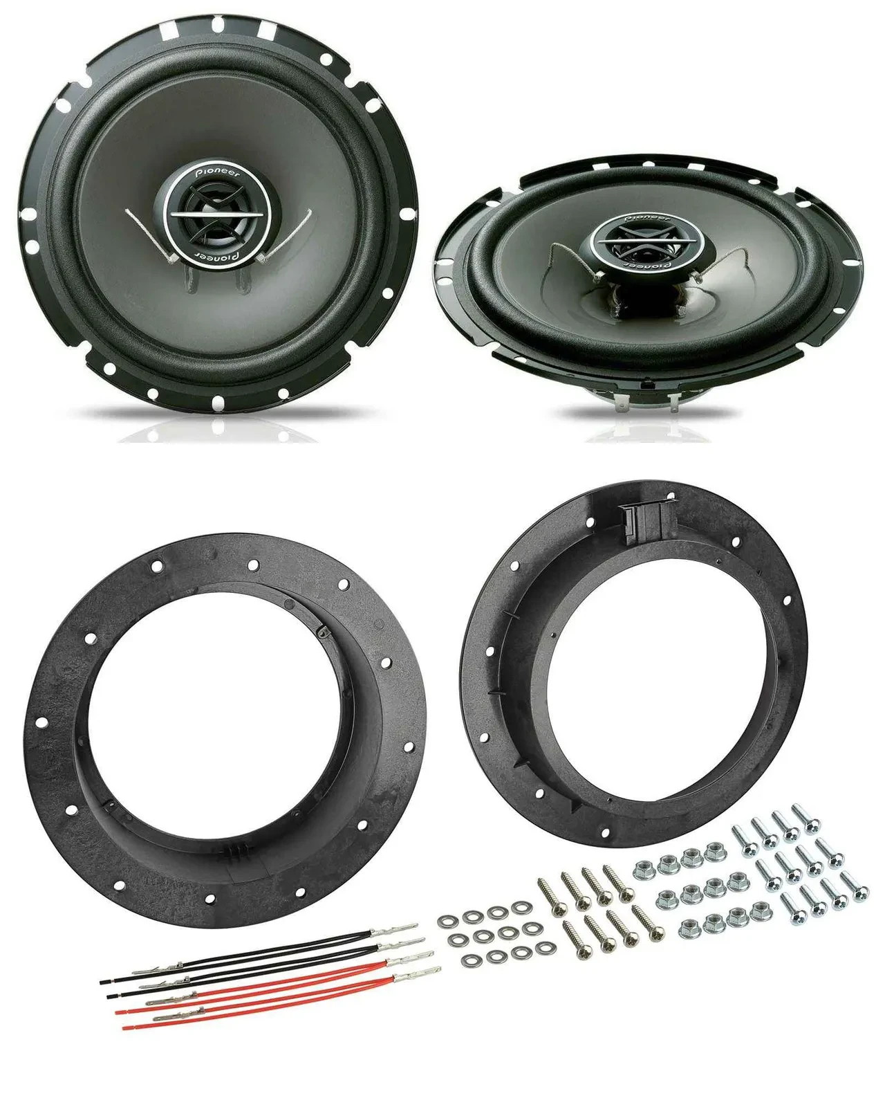 Pioneer 170Watt 2-Wege 16,5cm Lautsprecher für VW Caddy T5 Golf Jetta Passat Tou