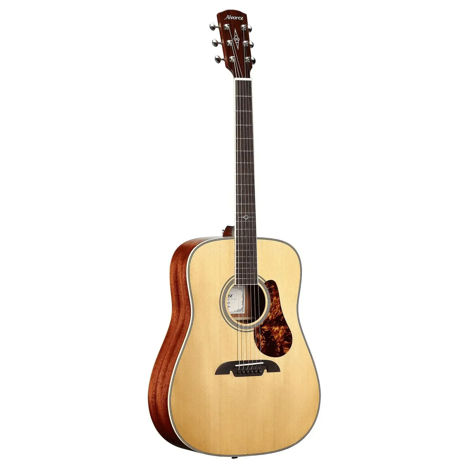 Акустическая гитара Alvarez MD60 Herringbone Masterworks Series Dreadnought Natural