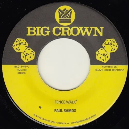 Виниловая пластинка Paul Ramos - Fence Walk / Funky Resurgence [New 7" Vinyl]