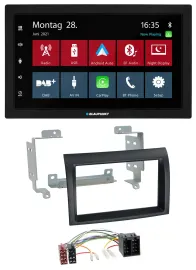 Blaupunkt MP3 Bluetooth DAB 2DIN USB Autoradio für Citroen Jumper Peugeot Boxer