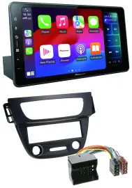 Автомагнитола Pioneer Bluetooth DAB MP3 USB для Renault Megane 3 (2009–2014), разъём Quadlock, черная