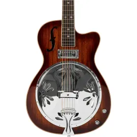 Резонаторная гитара Mitchell RR200CE электроакустическая, Round Neck, с вырезом, санберст