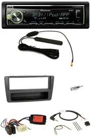 Автомагнитола Pioneer CD/USB, MP3, DAB для Honda Civic 2001–2003, черная