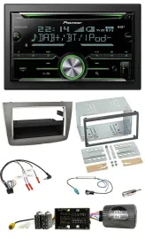 Pioneer Bluetooth Lenkrad DAB 2DIN USB CD Autoradio für Alfa Romeo Mito 2014-201