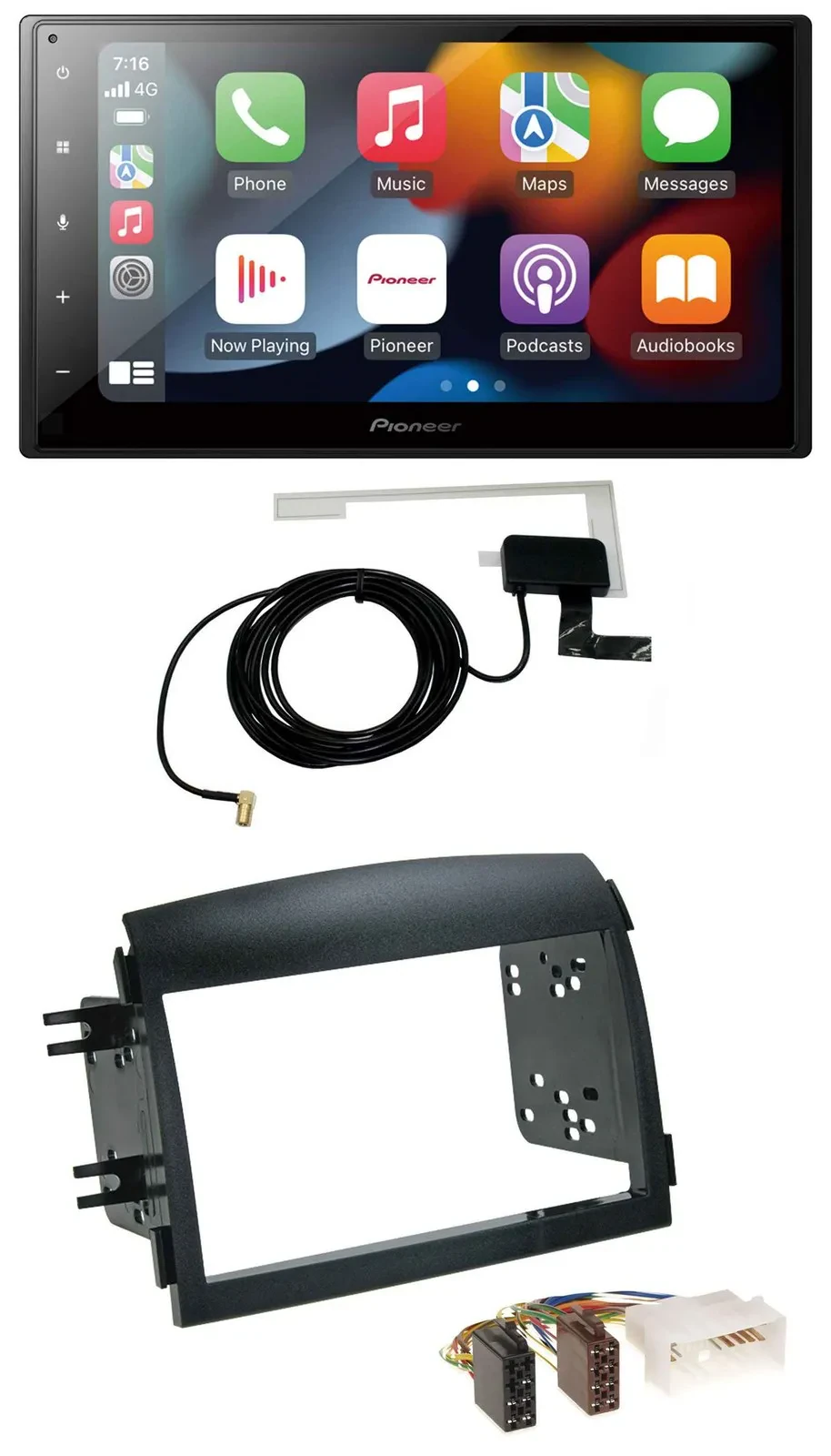 Pioneer MP3 USB Bluetooth DAB 2DIN Autoradio für Hyundai Sonata NF 2005-2008