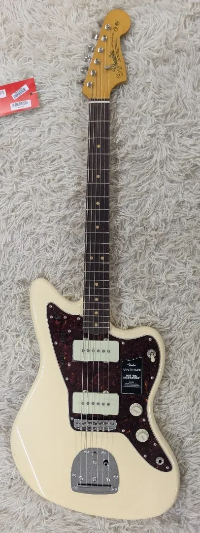 Электрогитара Fender Vintera III Mid '60s Jazzmaster, накладка палисандр, белый (Olympic White)