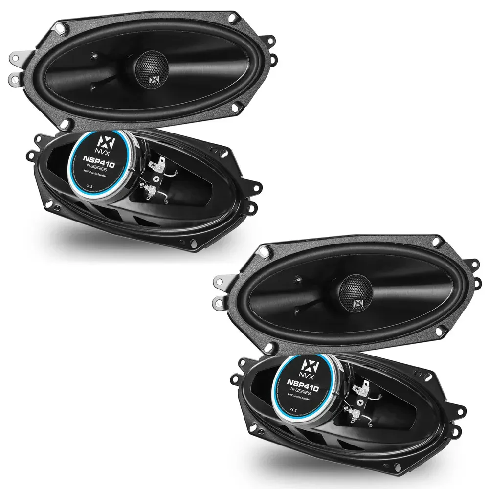 Автодинамики коаксиальные NVX NSP410 N-Series 4x10", 2-полосные, 320W (набор, 2 пары)