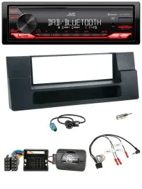JVC Bluetooth USB DAB Lenkrad Autoradio für BMW 5er E39 X5 Quadlock Ablage