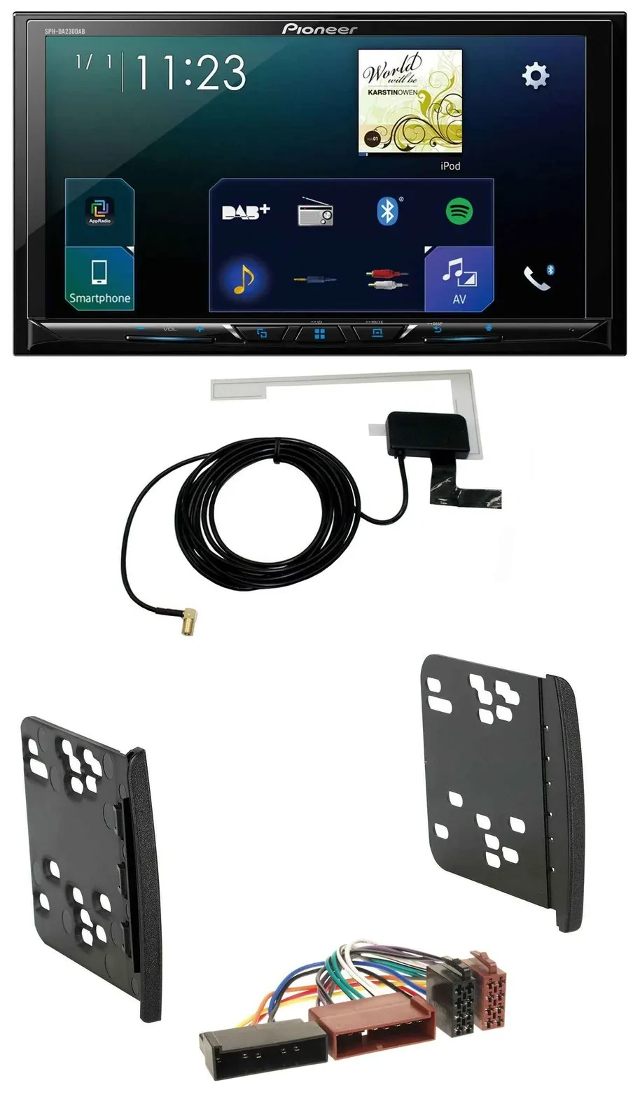 Pioneer 2DIN DAB USB MP3 Bluetooth Autoradio für Ford Cougar Fiesta Focus Galaxy