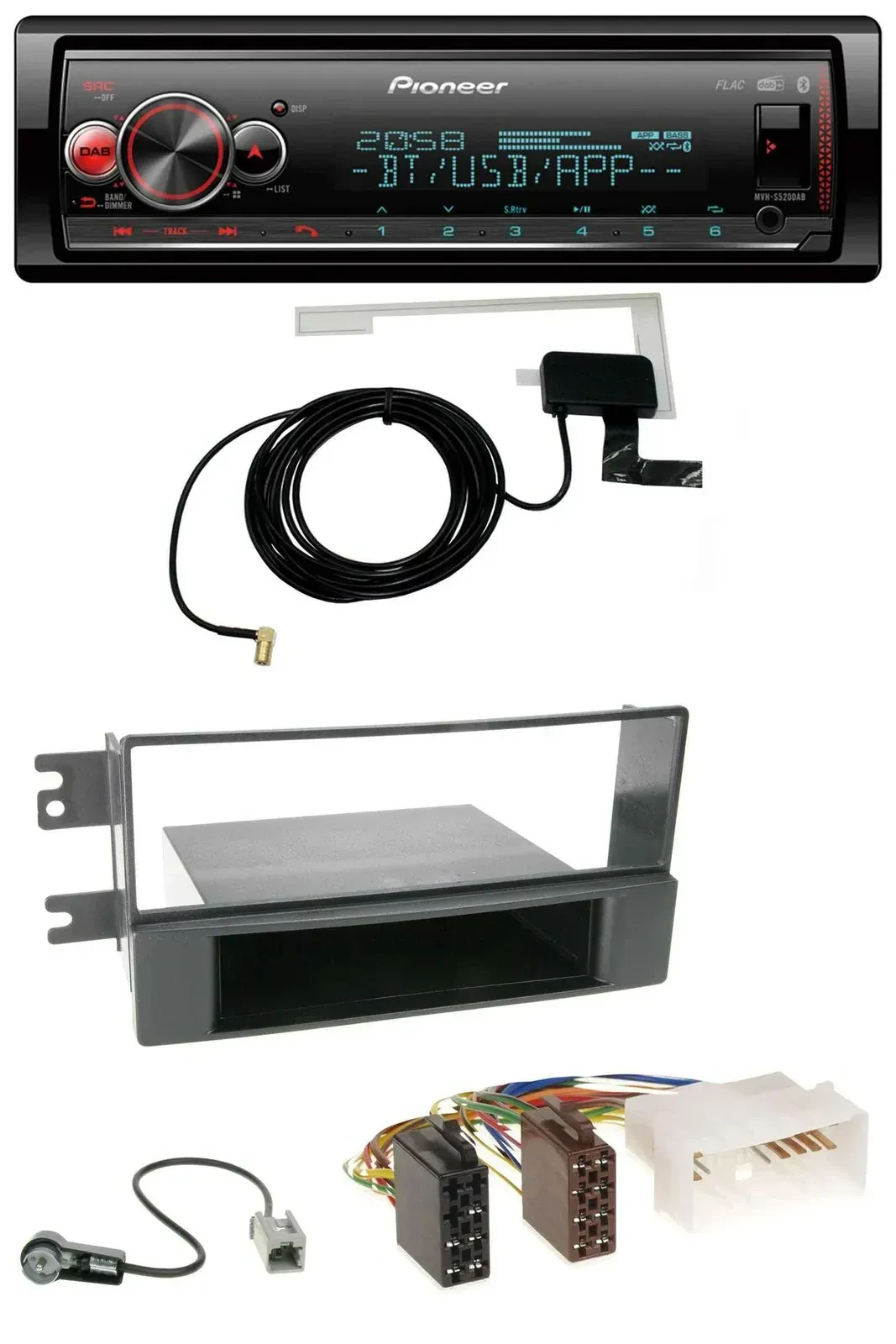 Автомагнитола для Kia Cerato (с 2007) Pioneer Bluetooth, DAB, USB, MP3