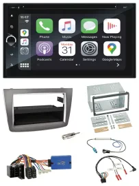 Blaupunkt 2DIN Bluetooth DAB USB DVD Lenkrad Autoradio für Alfa Romeo Mito 13-18