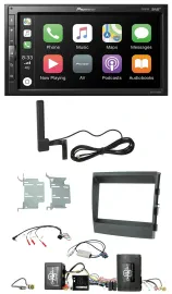 Автомагнитола для Porsche Panamera Pioneer 2DIN, USB, Bluetooth, DAB, поддержка управления на руле