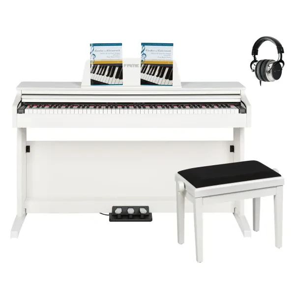 DP-2000 WH Deluxe-Set E-Piano 88 Tasten Hammermechanik 16 Sounds 128 Polyphonie
