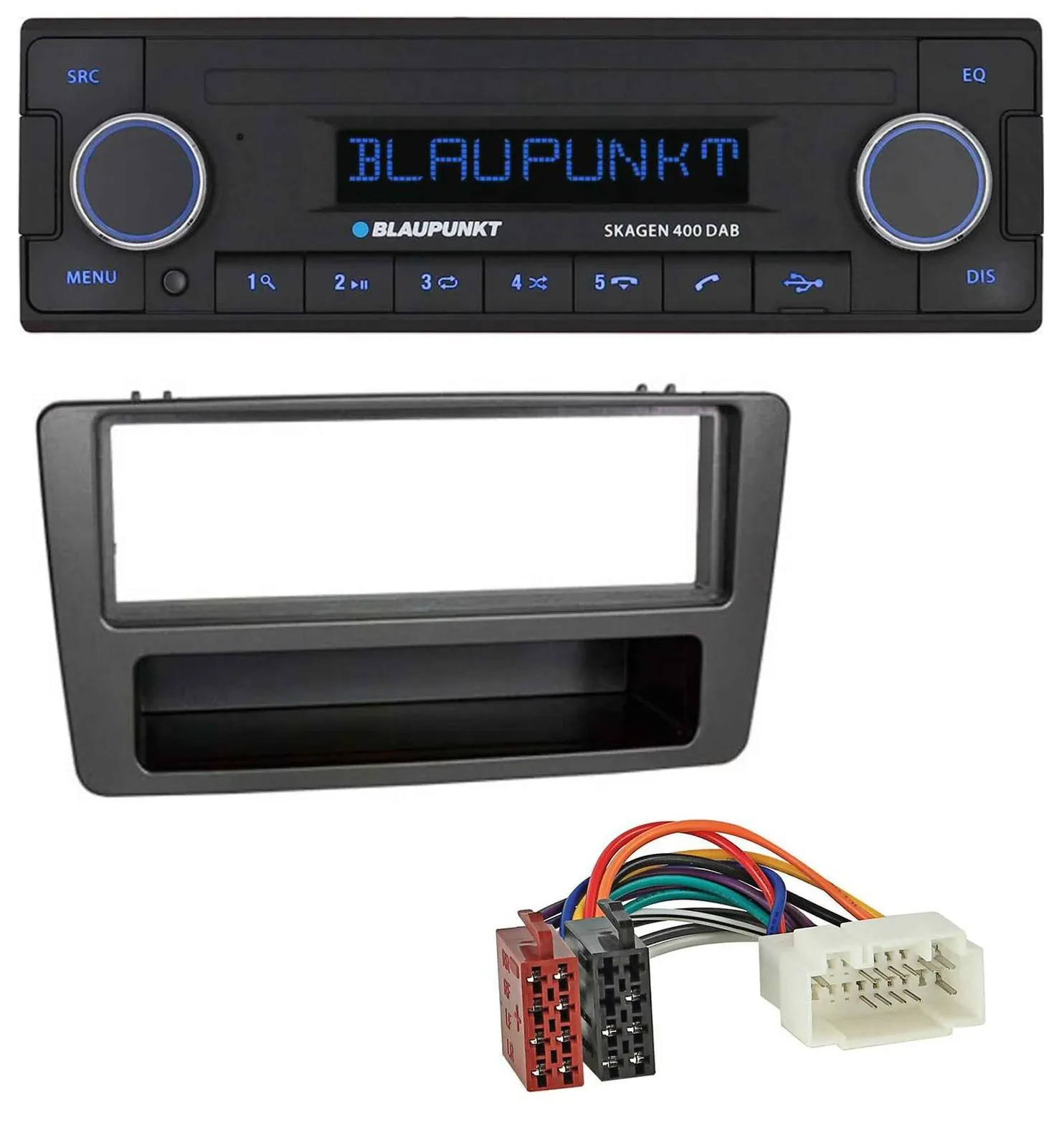 Blaupunkt DAB USB Bluetooth MP3 Autoradio für Honda Civic 01-03 man. Klima anthr