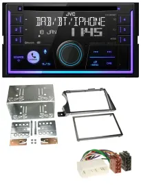 JVC MP3 USB 2DIN DAB Bluetooth CD Autoradio für SSangYong Actyon Kyron 2006-2011