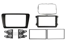Einbaurahmen Doppel DIN Autoradio für Skoda Octavia III 3 5E 2013-2020