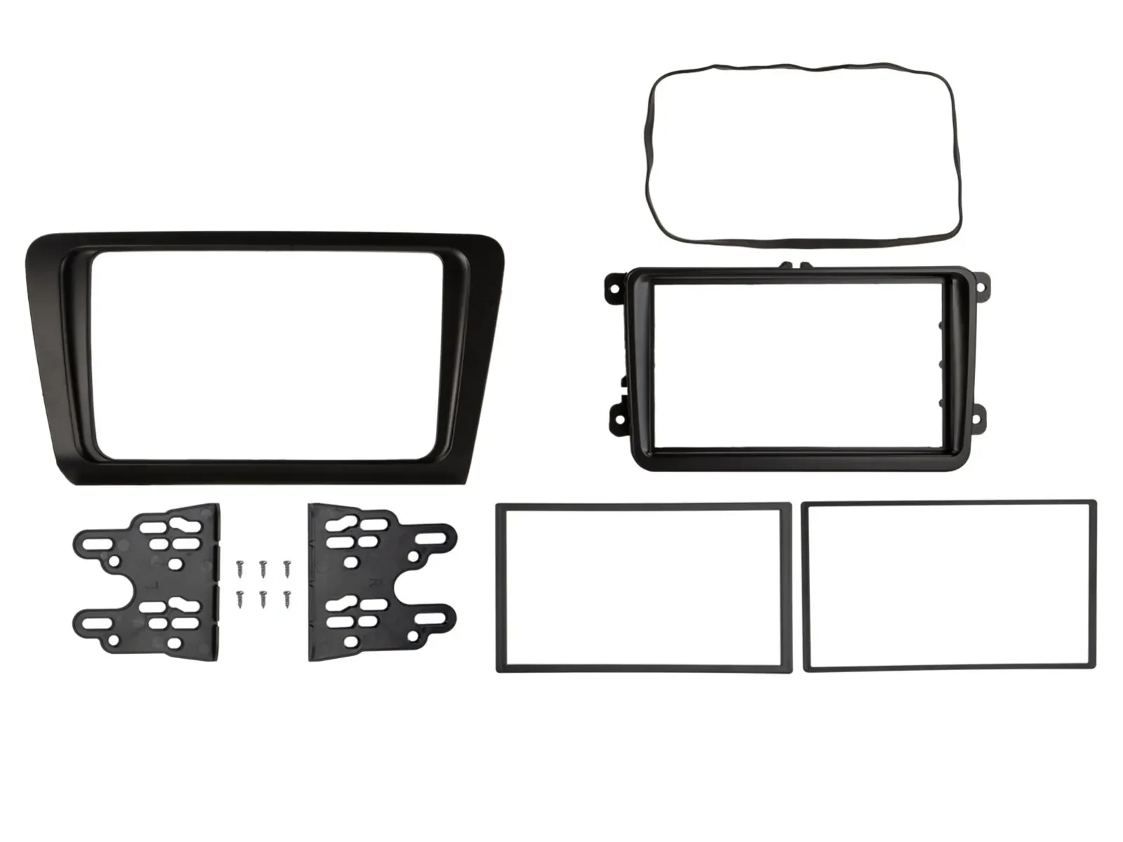 Einbaurahmen Doppel DIN Autoradio für Skoda Octavia III 3 5E 2013-2020