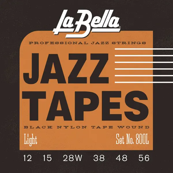 Струны для электрогитары La Bella 800L Jazz Tapes 12-56